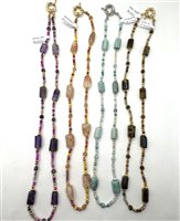 Collana Domar Donna Collana pietre naturali in Acciaio COAC-14-280